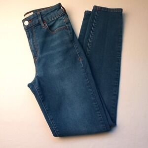 PacSun Jeans Size 24/0 Short Super High Rise Skinniest Leg Medium Wash Stretch